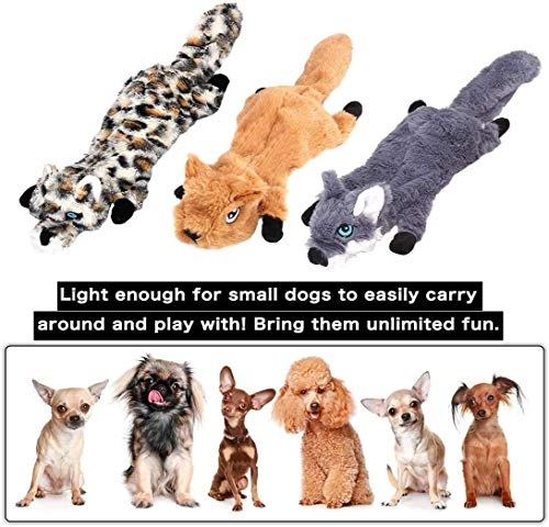 Newthinking No Stuffing Dog Toys, 5 Pack Squeaky Dog Toys Indestructible, Soft Plush Dog Toys for Small Medium Large Dogs - Image 7