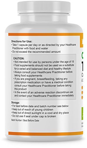 Nutri-Ark Organic Turmeric and Black Pepper Capsules High Strength | Each Capsule Contains 700mg of Turmeric Powder and 10mg of Black Pepper - Image 4