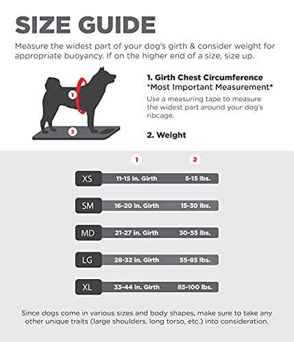 Outward Hound Dawson Swim Red Dog Life Jacket, Small - Image 4