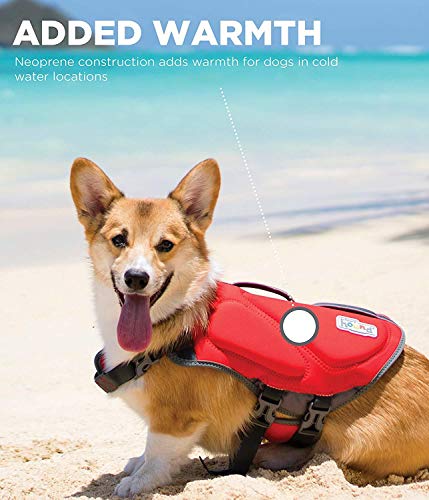 Outward Hound Dawson Swim Red Dog Life Jacket, Small - Image 7