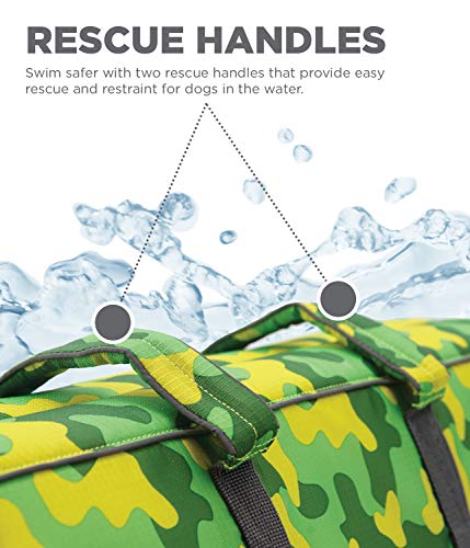 Outward Hound Granby Splash Camo Dog Life Jacket, Medium - Image 6