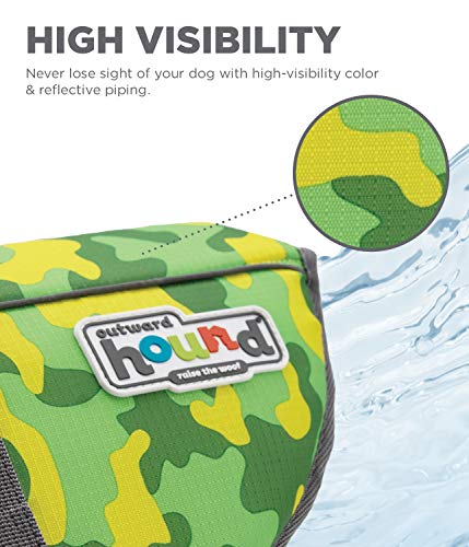 Outward Hound Granby Splash Camo Dog Life Jacket, Medium - Image 7