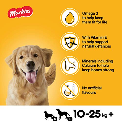 Pedigree Markies - Dog Biscuit Treats with Marrowbone, for Adult Dogs, Pack of 12 (12 x 500 g) - Image 4