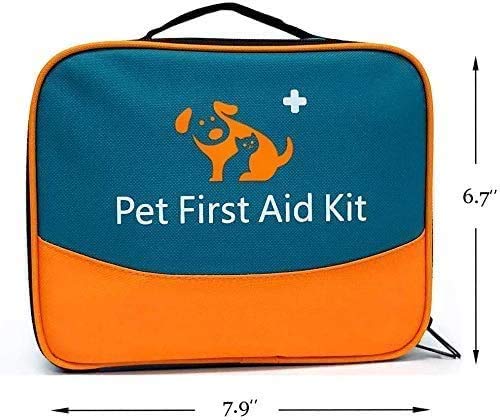 Pet First Aid Kit, Veterinary First Aid Bag for Dog, Cat, Rabbit, Animal, with Otoscope, Perfect for Home Care and Outdoor Travel Emergencies - Image 7