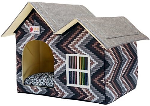 Pet Products Pet Warm Dog House Cat Luxury Litter Ideas ZPP,Blue - Image 3