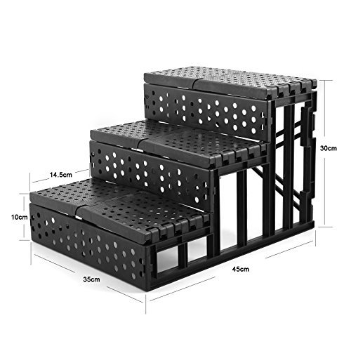 PetHot Dogs Steps Pet Stairs 3 Steps Cat Easy Climb Stairs Car - Image 5