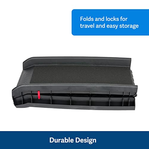 PetSafe Solvit Ultrlite Bi-Fold Pet Ramp, Compact and Lightweight,Grey,4" H x 16" W x 62" D - Image 5