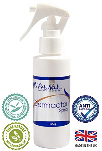 Petnat Dermacton Spray for ITCHY Dogs - Professionally recommended for itching & hair loss. Stops itching and scratching, soothes skin & promotes hair regrowth naturally - Image 3