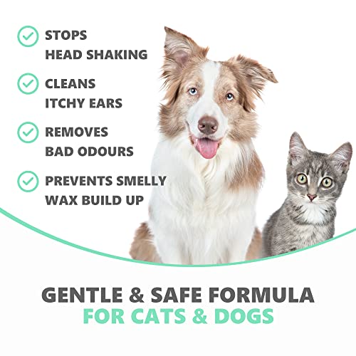 Pets Purest Dog Ear Cleaner - UK Vet Recommended Ear Drops for Dogs to Stop Head Shaking, Itchy Ears and Smelly Wax. 100% Natural Anti Viral Anti Fungal Cleaning Solution - 250ml - Image 3