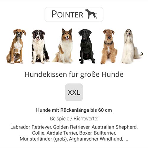 Pointer – Large Orthopedic Deluxe Soft Scratch-Resistant Warm Cozy Outdoor Pet Cat Dog Cushion/Pillow/Basket/Mattress/Bed–washable on the whole up to 95°C–Machine Washing – Dryer-proof - Image 5