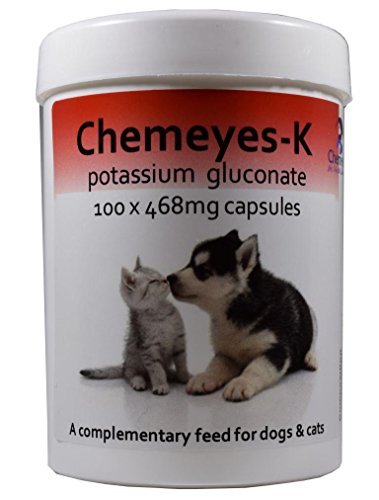 Chemeyes - K Potassium Gluconate Supplement for Dogs & Cats - Swallow or Sprinkle Capsules (468mg) - Supports Normal Kidney Function & helps to Maintain Healthy Potassium Levels - 100 Capsules - Image 3