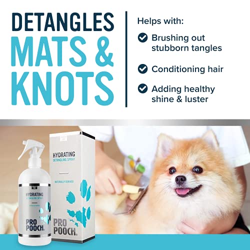 Pro Pooch Dog Detangler Spray - Hair Conditioner for Dogs - Professional Formula for Dematting & Detangling - Leave in Grooming Spray for Your Pooch - 500ml - Image 3