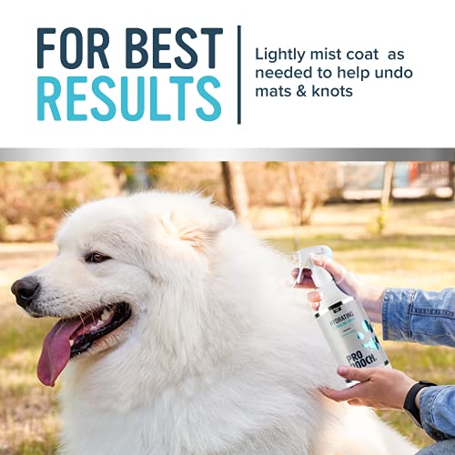 Pro Pooch Dog Detangler Spray - Hair Conditioner for Dogs - Professional Formula for Dematting & Detangling - Leave in Grooming Spray for Your Pooch - 500ml - Image 6