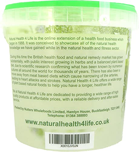 Natural Health 4 Life Vegetable Fibre Psyllium Husks 500 g in Recyclable Tub with Serving Scoop (1 Tub) - Image 5