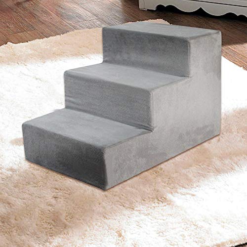 Rstant Pet Stairs,Pet Dog Stair Climbing Ladder Sponge Steps High Cat Dog Climb LadderPet Dog Stair Climbing Ladder Sponge Steps High Cat Dog Climb Ladder - Image 4