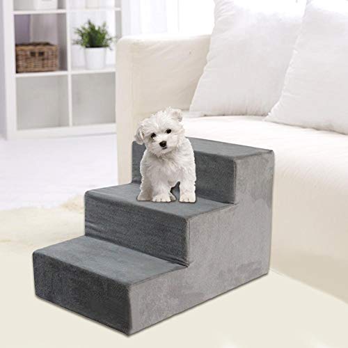 Rstant Pet Stairs,Pet Dog Stair Climbing Ladder Sponge Steps High Cat Dog Climb LadderPet Dog Stair Climbing Ladder Sponge Steps High Cat Dog Climb Ladder - Image 6