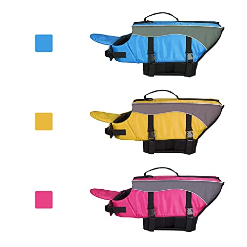 SILD Color Pet Life Jacket Size Adjustable Dog Lifesaver Safety Reflective Vest Pet Life Preserver Dog Saver Life Vest Coat for Swimming Surfing Boating Hunting - Image 3