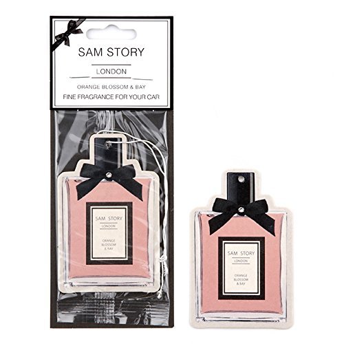 Sam Story London Orange Blossom and Bay Hanging Car Air Fresheners PACK of 2 or 4 - With FREE Extra Car Air Freshener Sample! MADE IN BRITAIN - Image 5