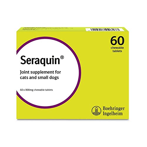 Seraquin Veterinary Joint Supplement with Turmeric for Cats and Small Dogs - 60 x 800 mg Chewable Tablets - Image 6