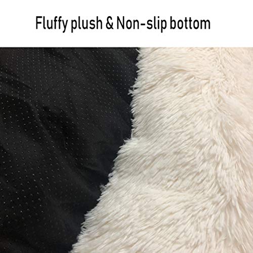 Telismei Deluxe Fluffy Extra Large Dog Beds Sofa, Washable Round Dog Pillow Cushion Pet Bed for Large Extra Large Dog - Image 7