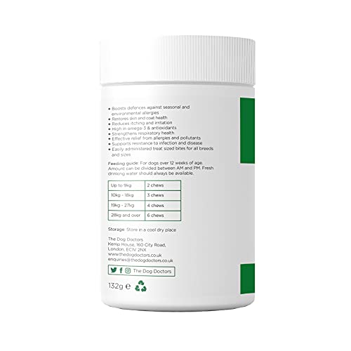 The Dog Doctors Allergy Aid Bitesized Soft Chews - Helps Relieve Itchy Irritated Skin & Seasonal Allergies - Specially Designed With Powerful Antioxidants To Support A Healthy Immune System. - Image 3