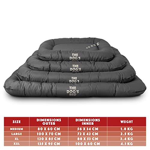 The Dog’s Bed Utility Waterproof Reversible Dog Bed, Large ZZZZ 100x70cm, Tough YKK Zippers, Washable Durable Cover - Image 7