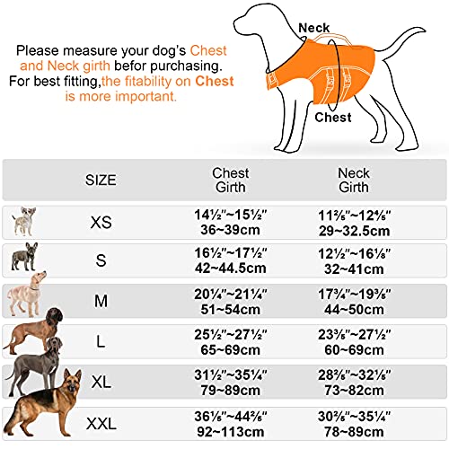 ThinkPet Dog Life Jacket Small Reflective Lifesaver with Rescue Handle Adjustable Floating Vest High Buoyancy Aid Dog Vest X-Small Orange - Image 7