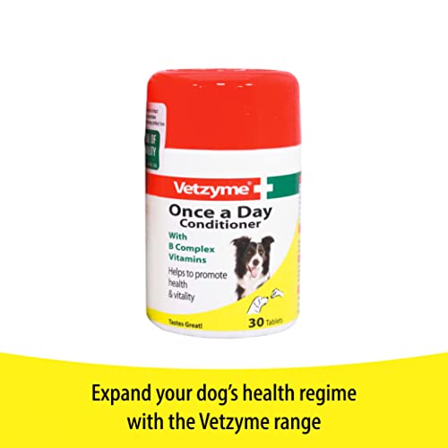 Vetzyme, Garlic Tablets for Dogs, Helps Maintain a Healthy Heart, Savoury Treat with B Complex Vitamins (240 Tablets) - Image 8