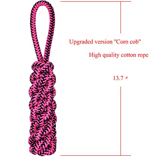 Well Love Dog Toys - Chew Toys - 100% Natural Cotton Rope - Squeak Toys - Dog Balls - Dog Bones - Plush Dog Toy - Dog Ropes - Tug of War Ball - Toys for Dog 6pack Gift Set BENEFIT NONPROFIT DOG RESCUE - Image 7