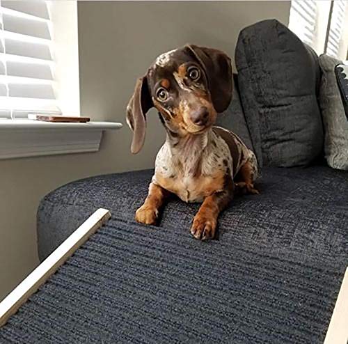 XEMQENER Solid Wooden Pet Ramp Car Dog Ladder - Height Adjustable with Non-slip Carpet Safety Pets Ladder - Image 3