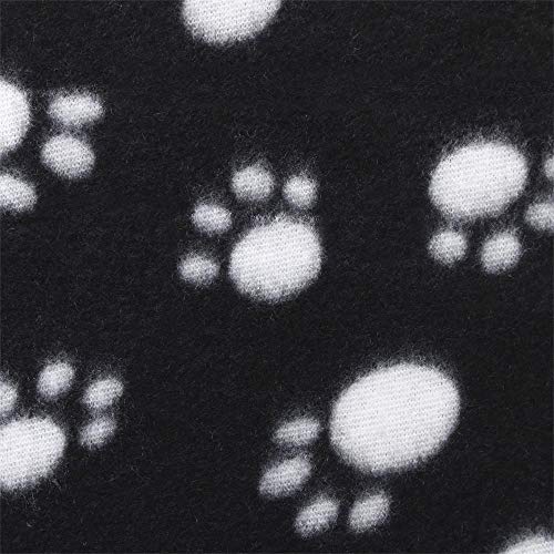 Yaheetech Plush Covered Pet Stairs 3 Soft Steps for Dog Cat, Washable Cover Ramp, Black Claw - Image 3