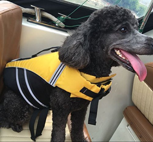 YiJee Pet Dog Life Jacket Durable Dogs Floatation Vest for Swimming Safety Clothes - Image 3