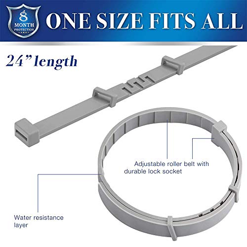 Zwini Flea and Tick Collar for Dogs Natural Dog Anti Flea Collar with 8 Month Protection 24.4’’Fits for Small Medium Large Pets - Image 4