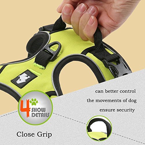 fiE FIT INTO EVERYWAY Range Of Front Side No Pull Dog Harness Outdoor Adventure 3M Reflective Pet Vest with Handle Adjustable Protective Nylon Walking Pet Harness - Image 8