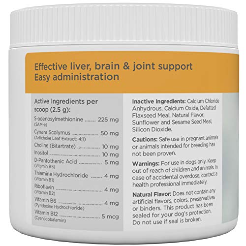 maxxipaws maxxiSAMe Advanced SAM-e Liver and Cognitive Supplement for Dogs Given with Food - Powder 150 g - Image 6