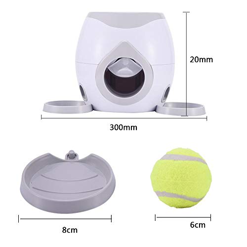 xiangpian183 Pet Ball Feeder Toy - Automatic Pet Ball Toy Dog Interactive Treat Toy Dog Tennis Ball Thrower Food Reward Machine Slow Feeder Puzzle Toy for Dogs - Image 8