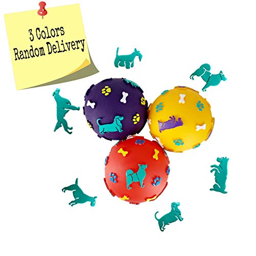 AVANZONA Dog ball natural of rubber, food dispenser. Strong, chew toy for dogs - Image 3