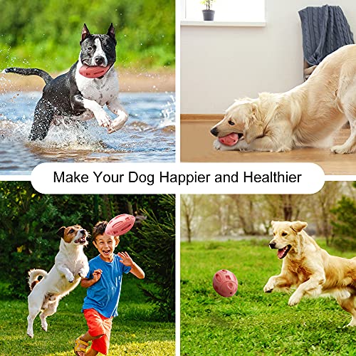 Cebese Squeaky Dog Toys for Aggressive Chewers Almost Indestructible,Tough Durable Dog Chew Fetch Ball with Squeaker Long Lasting Pet Toys for Large Medium Dogs Puppies Breed - Image 7