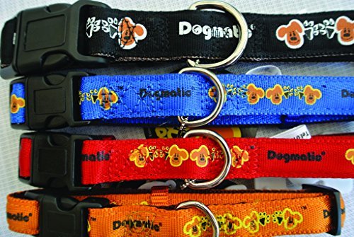 DOGMATIC ADJUSTABLE COLLAR PADDED CUSHIONED WEBBING PCW - RED - LARGE - Image 2