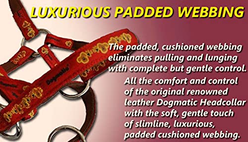 DOGMATIC HEADCOLLAR PADDED CUSHIONED WEBBING PCW - PURPLE - SIZE 3L - Image 6
