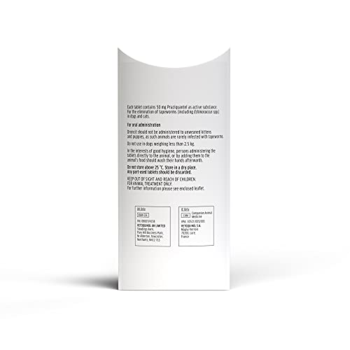 RS Pet Droncit Bayer Dog & Cat Tapeworm Tablets x 10 Pack - Image 3