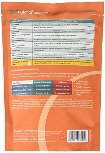 GWF Nutrition Immune Aid Gold For Dogs 500 gm - Image 3