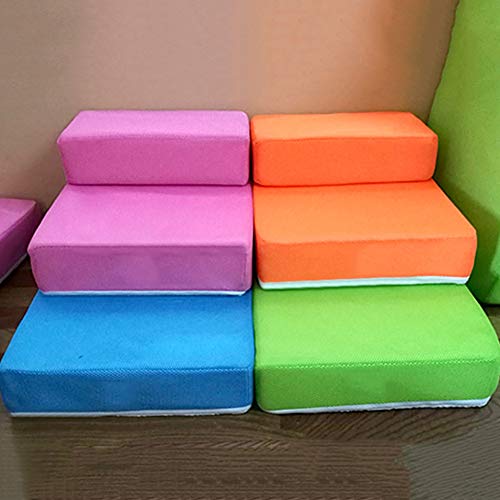 H87yC4ra Foldable 2 Steps Dog Steps Pet Ramp Cat Ladder, Dogs Plush Ladder Puppy Accessories for Bed and Sofa - Image 7