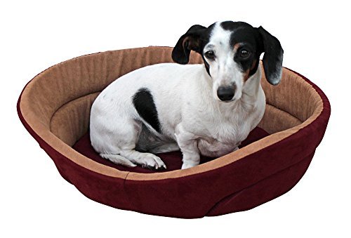 Kerbl Snugly Bed Livorno 75 x 54 cm, Beige/Red - Image 4