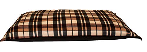 KosiPet® CREAM & BROWN FLEECE MEDIUM CUSHION DOG BED - Image 5