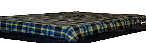 KosiPet® Large Deluxe High Density Foam Mattress Waterproof Dog Bed Beds Green Check Fleece - Image 7