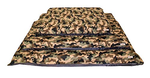 KosiPet X-Large Waterproof Dog Bed Foam Mattress Deluxe High Density Beds Camouflage Green Fleece Cover - Image 6