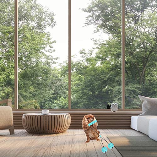 Olgaa Dog Rope Ball Pull Toy with Double Suction Cup Teeth Cleaning Dog Chew Tug Toys for Boredom Tug of War Slow Feeding and Training - Image 5