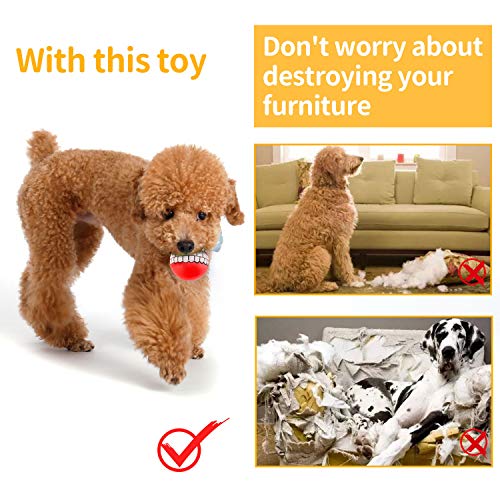 PETTOM Dog Toys Teething Training Dog Chew Toys 10pcs Dog Rope Toys 100% Natural Cotton Avoiding Dogs Boredom Anxiety Ball Rope and Chew Squeaky Toys for Large Medium Dogs Puppy Toys Dog Gift Set - Image 7