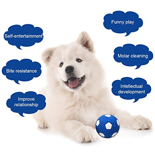 Squeaky Dog Toys,Dog Chew Toys,Puppy Dog Chew Toys,Dog Toy Ball,Dog Squeaky Ball Toy,Dog Ball,Dog Toys,For Dogs To Clean Teeth,Natural Rubber,Durable,Bite Resistant - Image 6